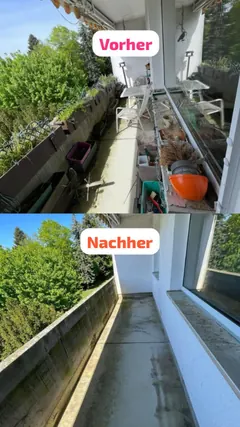 Vorher-Nachher: Balkon – echtes Projekt