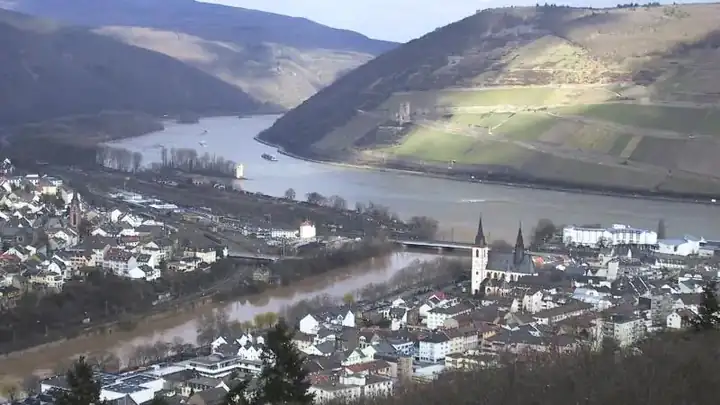 Ansicht von Bingen am Rhein
