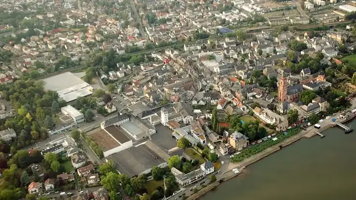 Ansicht von Eltville am Rhein