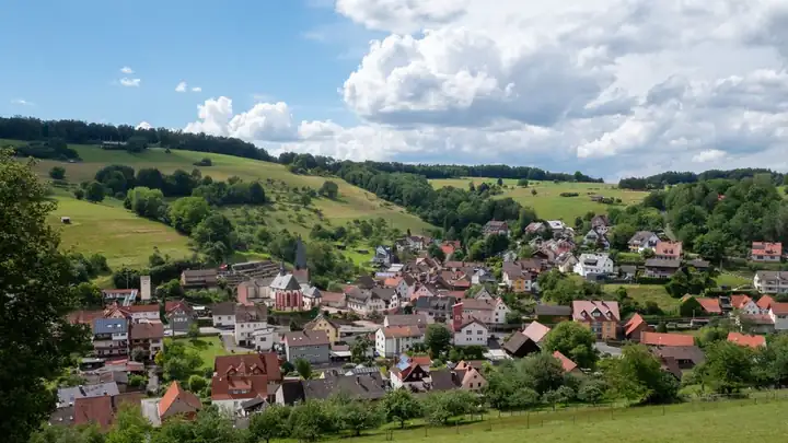 Ansicht von Mespelbrunn