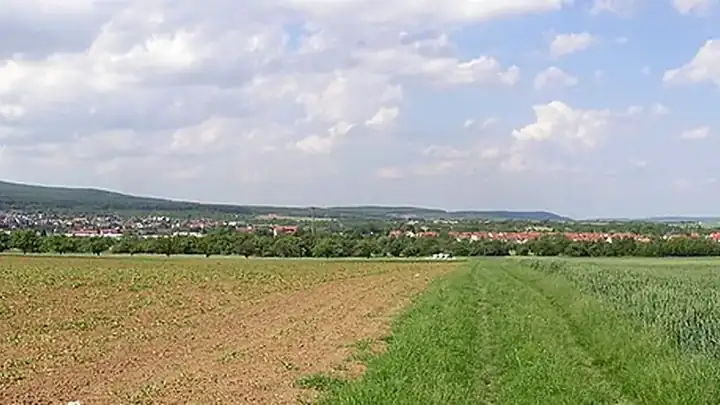 Ansicht von Rosbach vor der Höhe