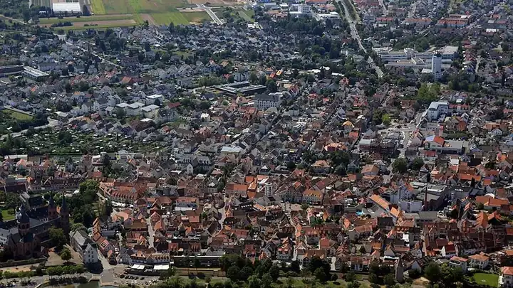 Ansicht von Seligenstadt